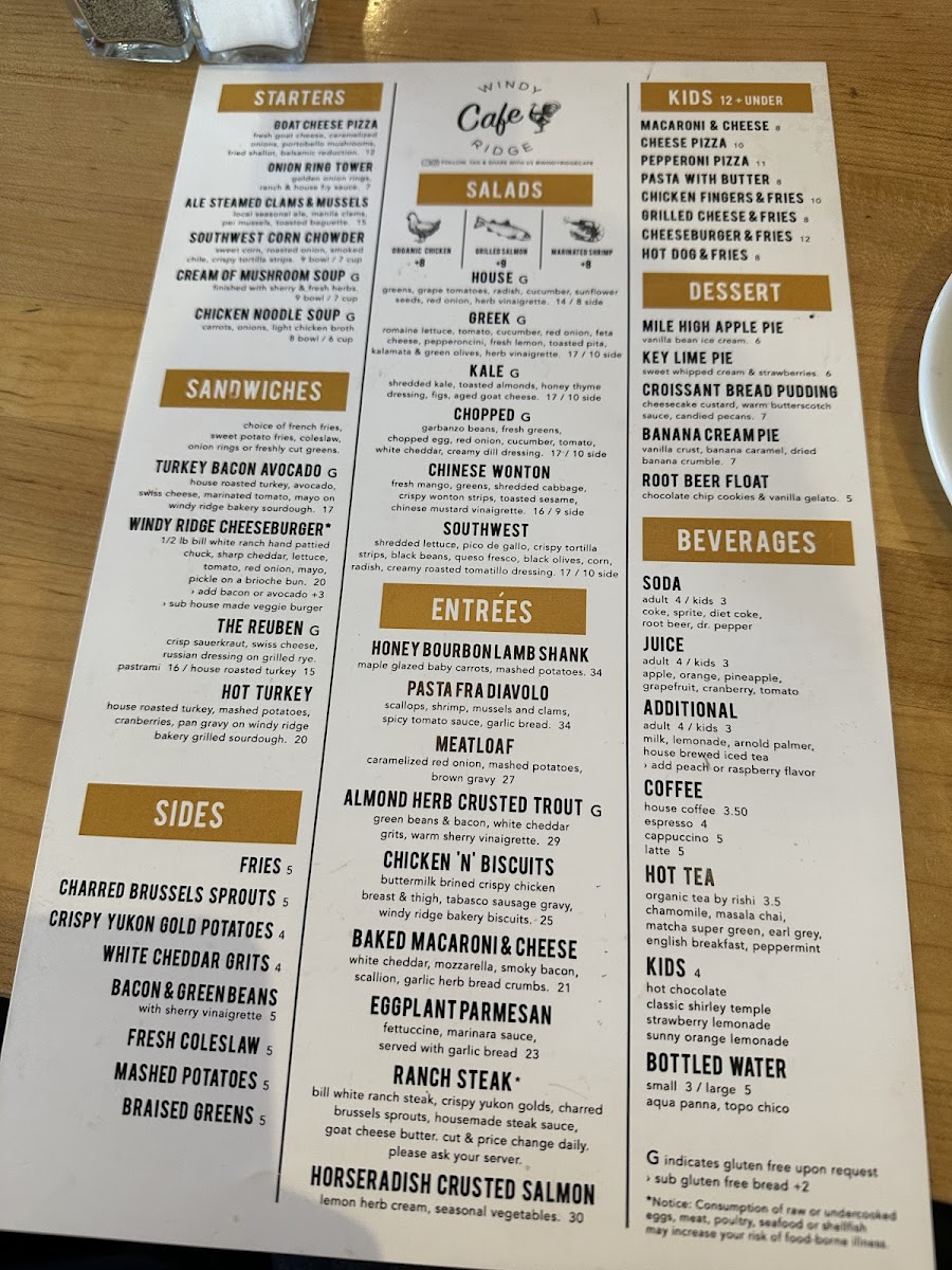 Menu Windy Ridge Café-1