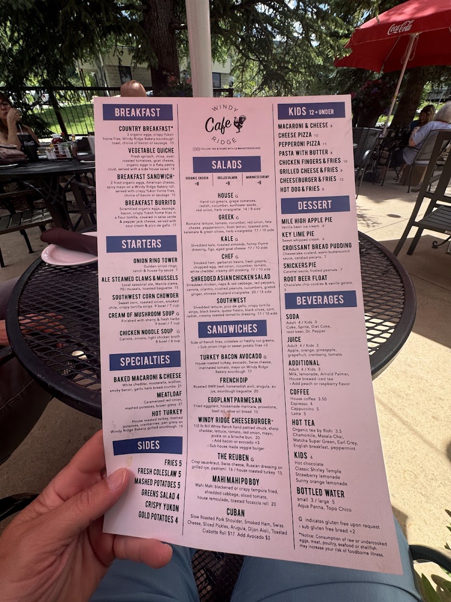 Menu Windy Ridge Café-6