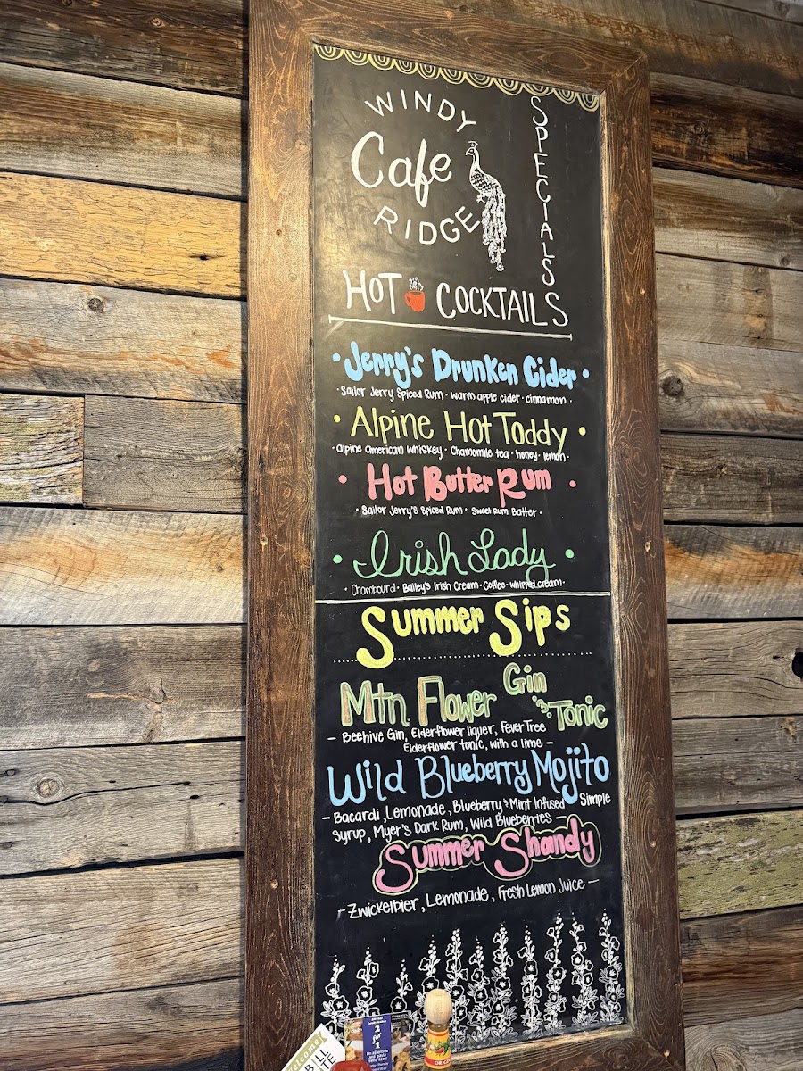Menu Windy Ridge Café-9